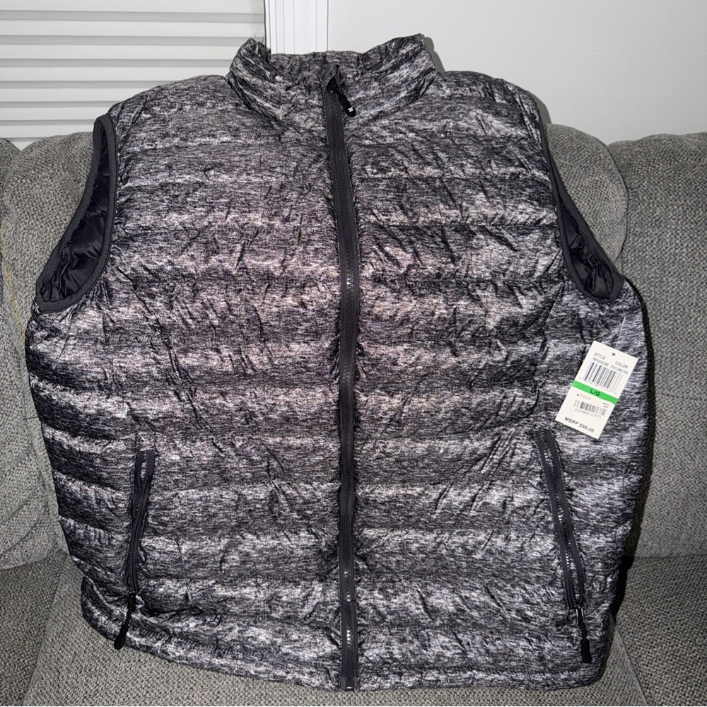 32 Degrees Charcoal Puffer Vest